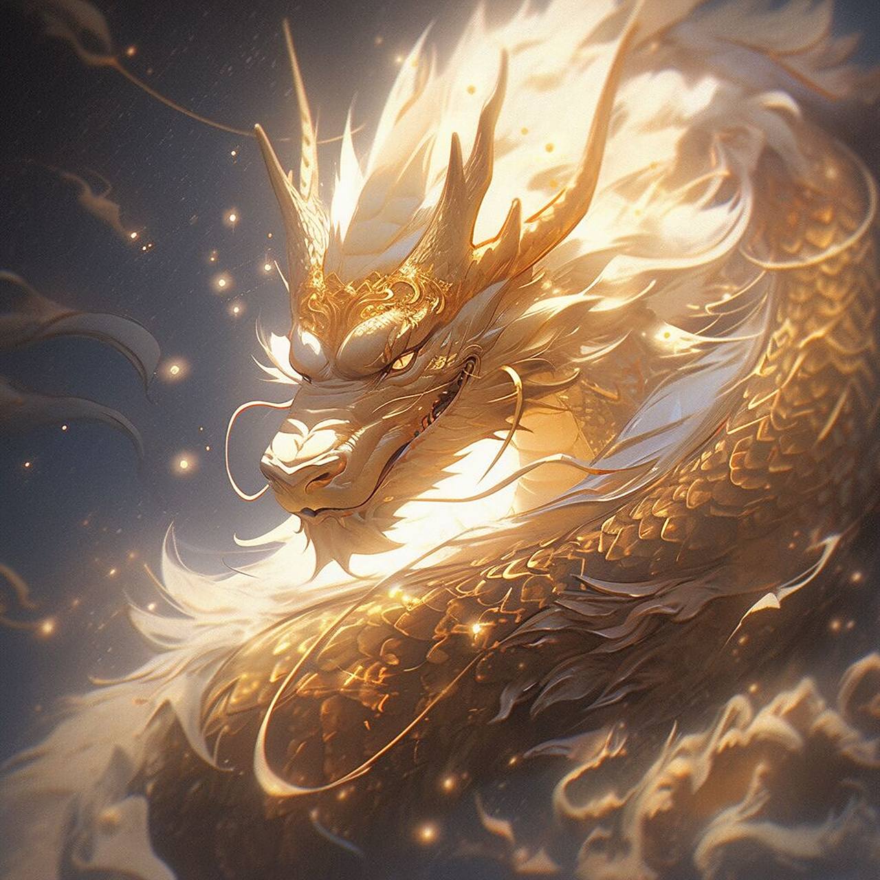 中国神话金龙,龙族的最高王者!