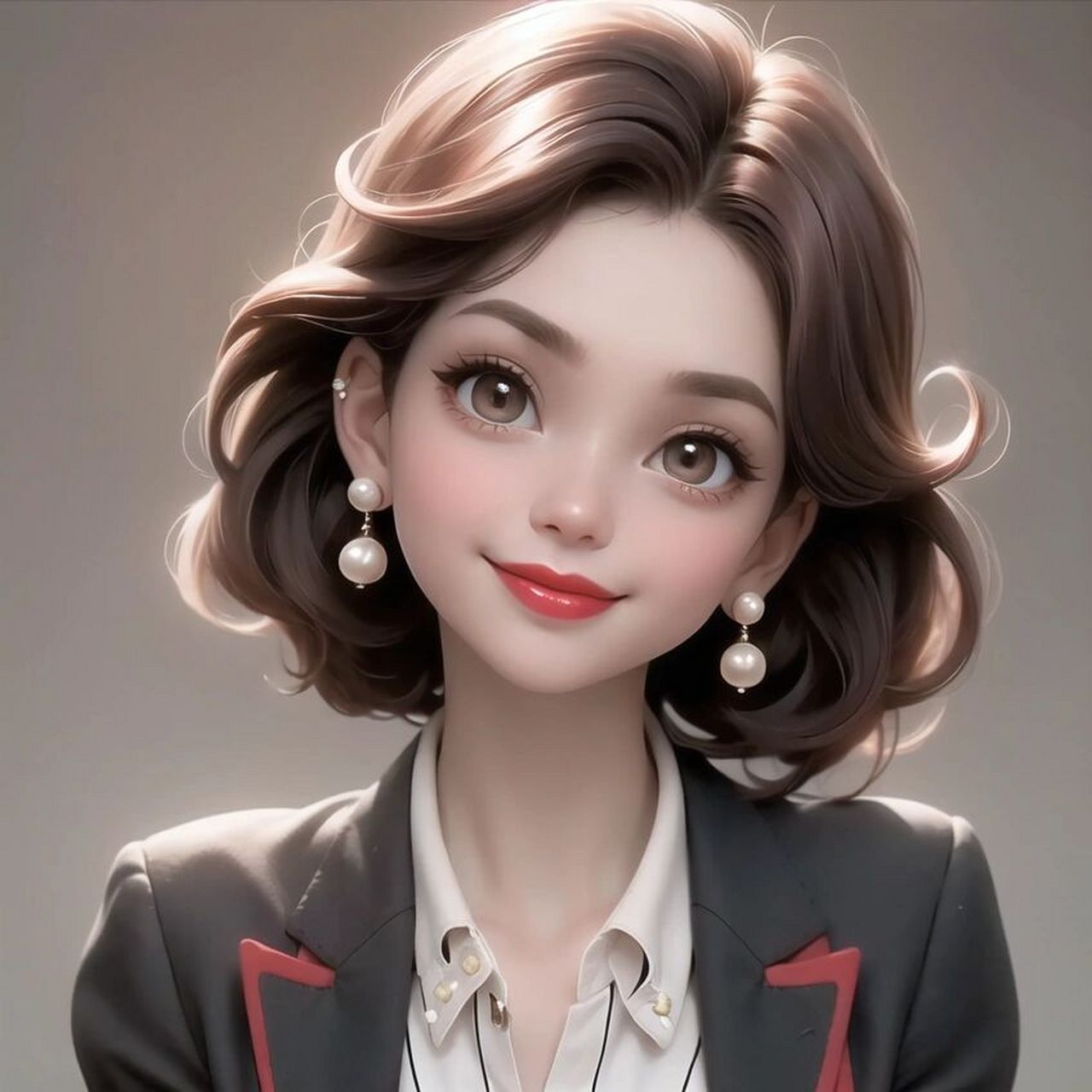 迪士尼公主风头像9499卷发短发女孩头像合集