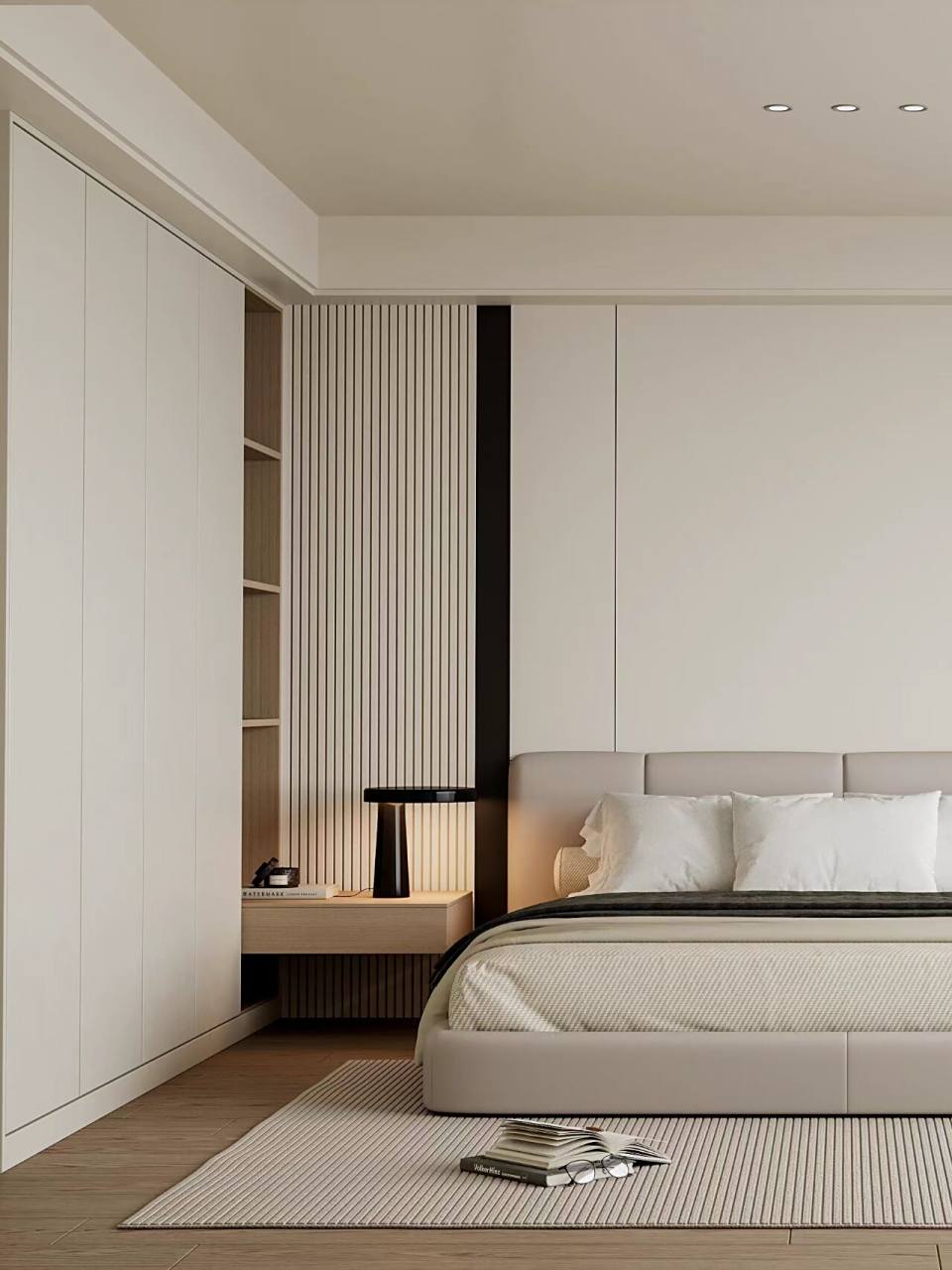 10款超🔥衣柜床头柜一体设计❗附细节 我悟了!床头柜太鸡肋?试试