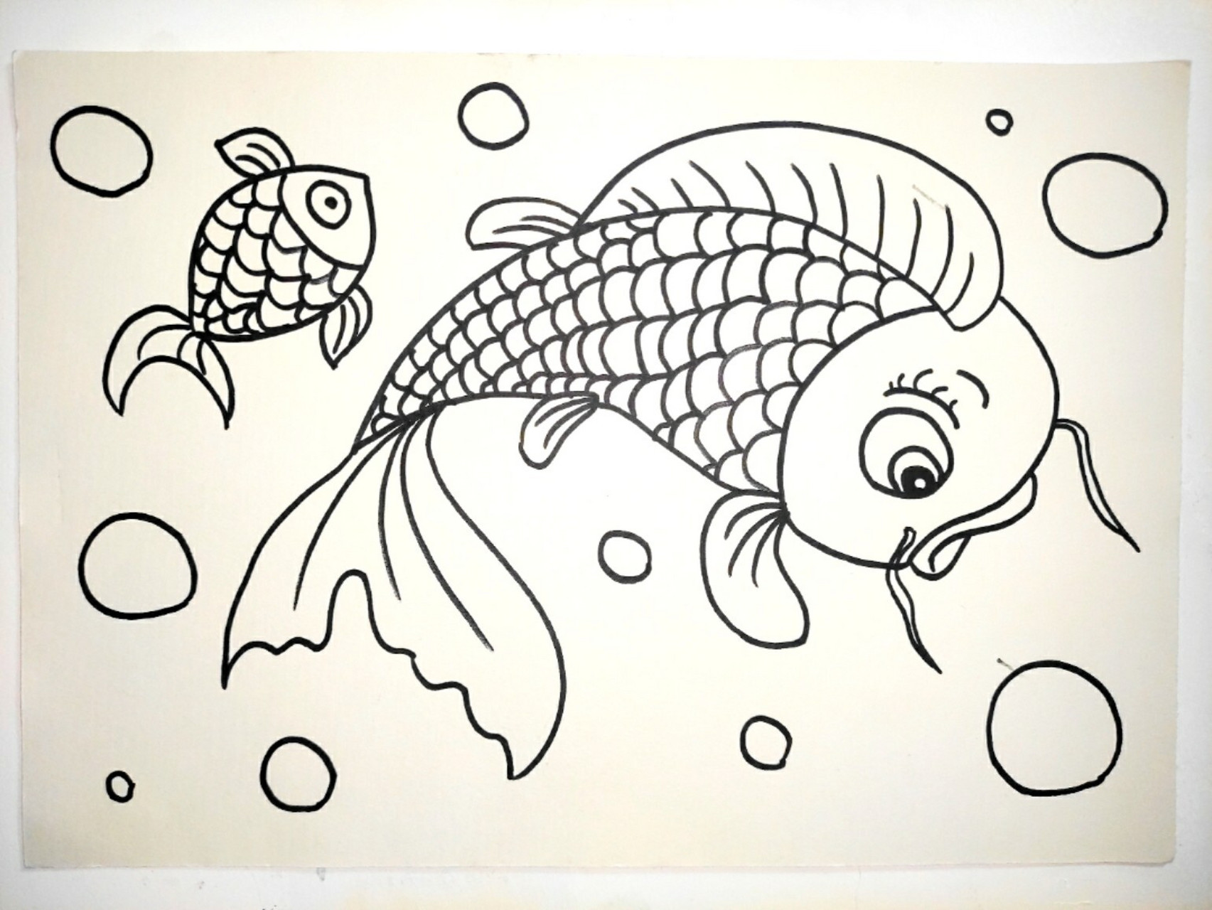 儿童画打卡no.74锦鲤(小鲤鱼) 坚持打卡100天,每天进步一点点94