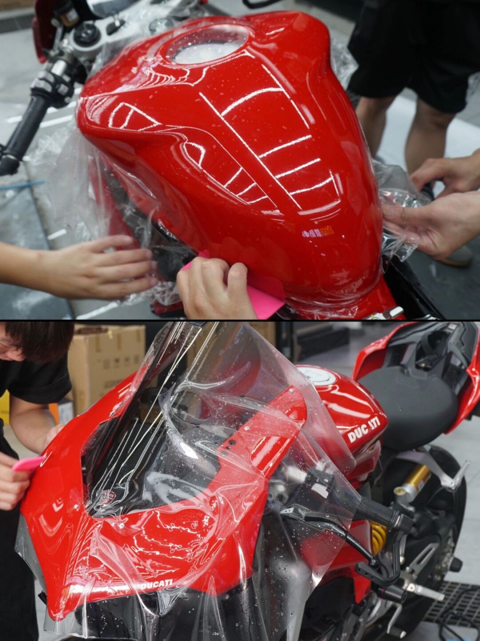 93781593 杜卡迪摩托车贴法国hexis隐形车衣 摩托车整体幅度