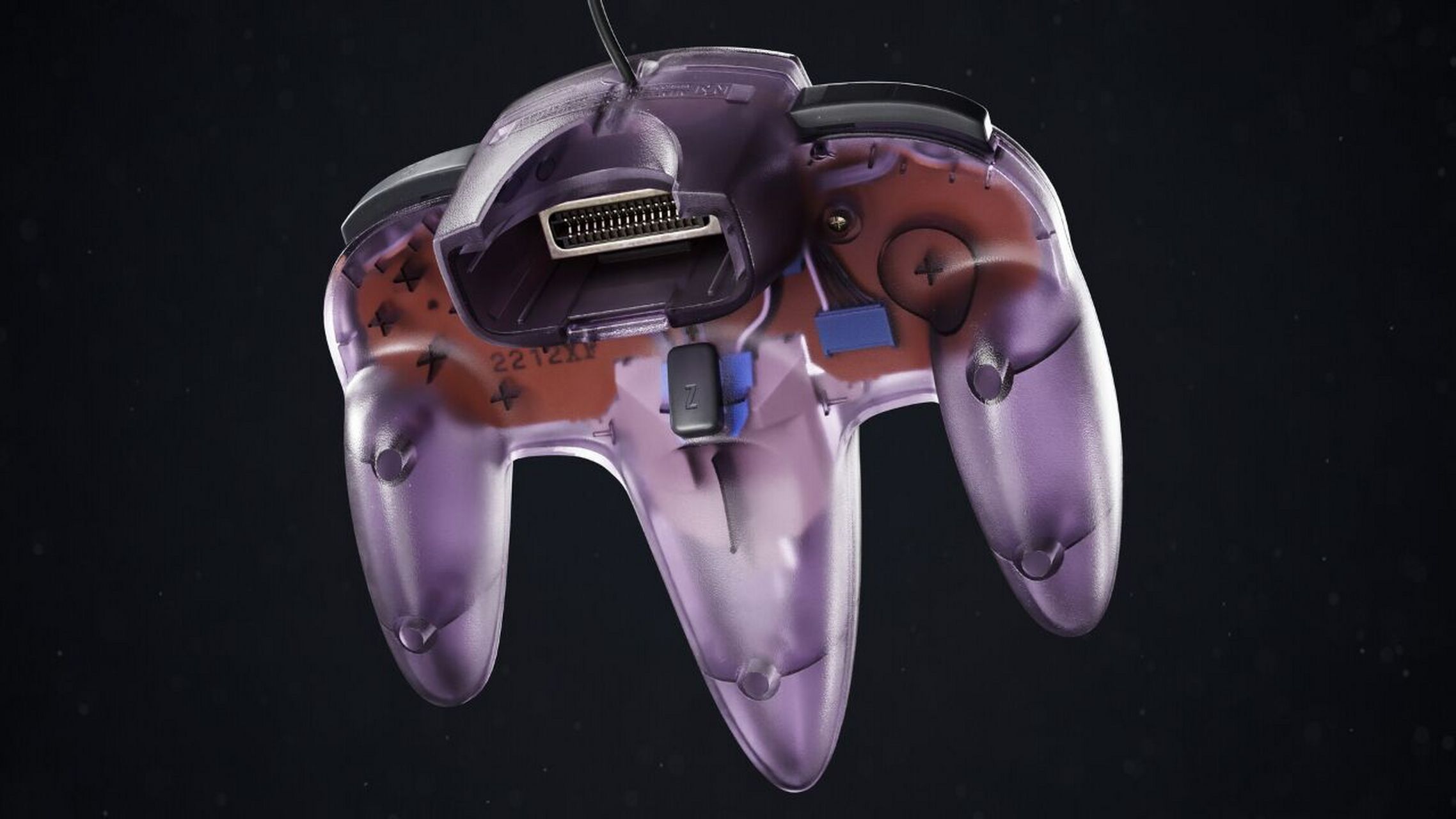 产品渲染 | 任天堂n64游戏手柄 ps:这个造型不得不说很是独特!