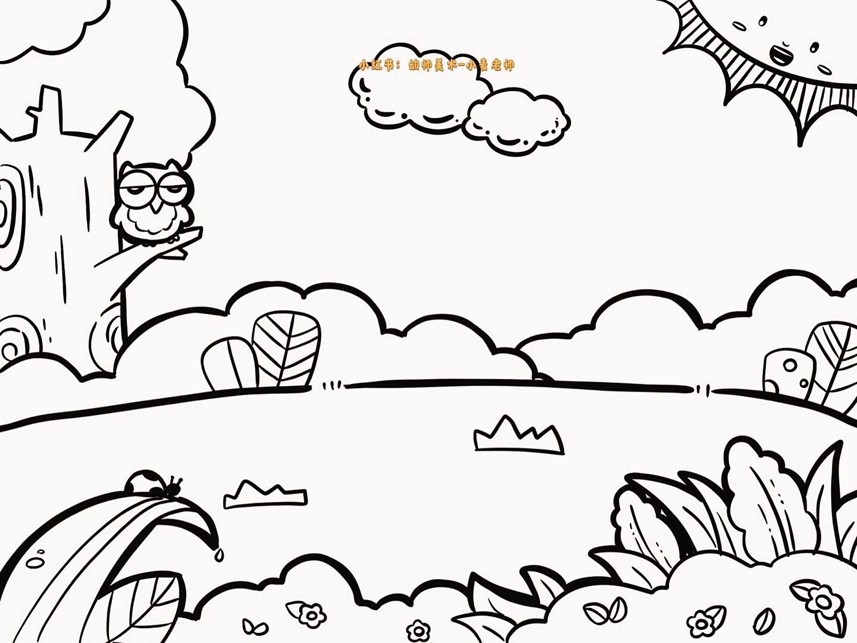 大自然背景万能模版 这几天素材91会更新很多背景模版 有需要的话也