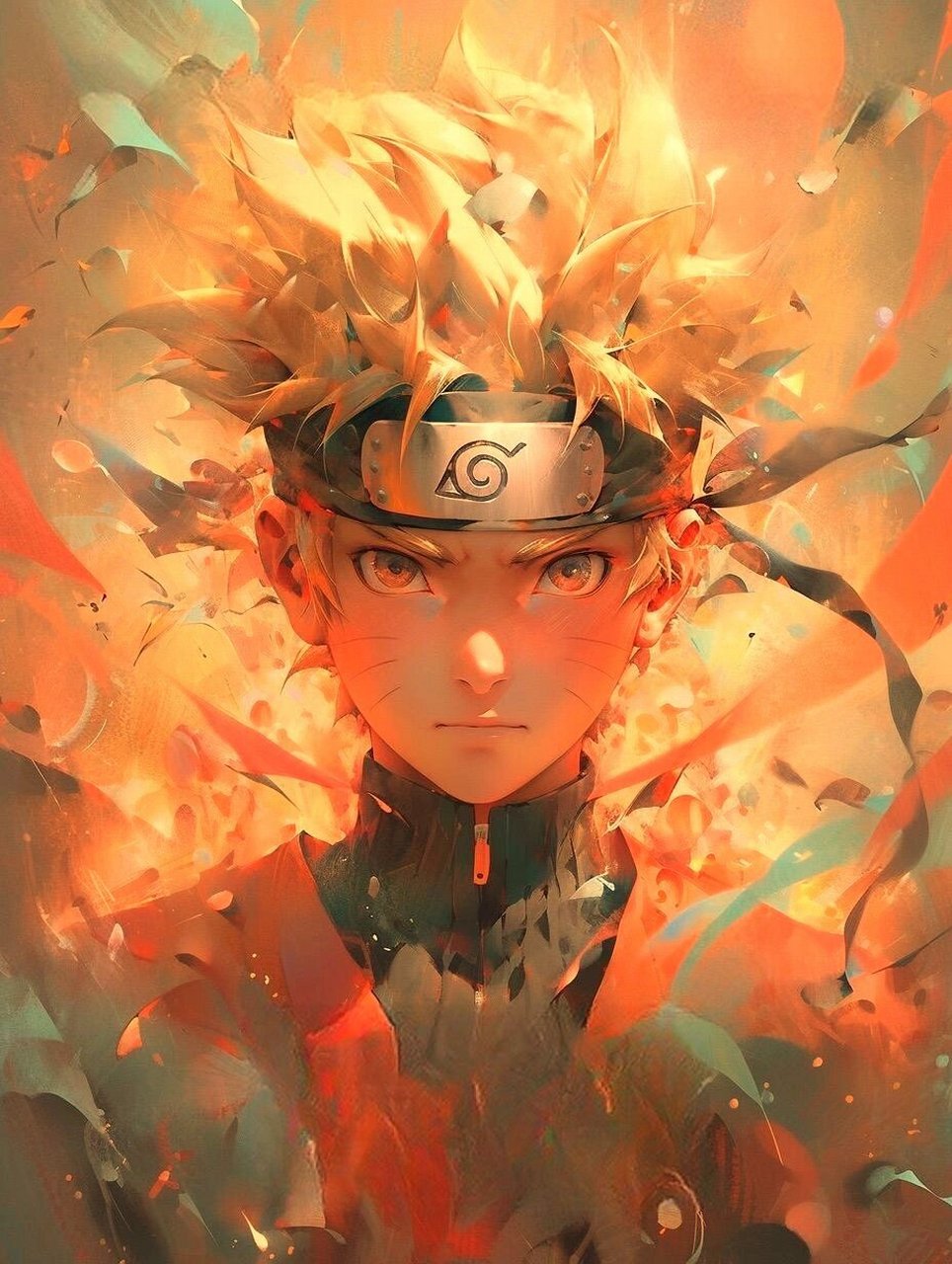 火影忍者丨漩涡鸣人超帅壁纸十张 我也变强了,为了成为火影,为了不输