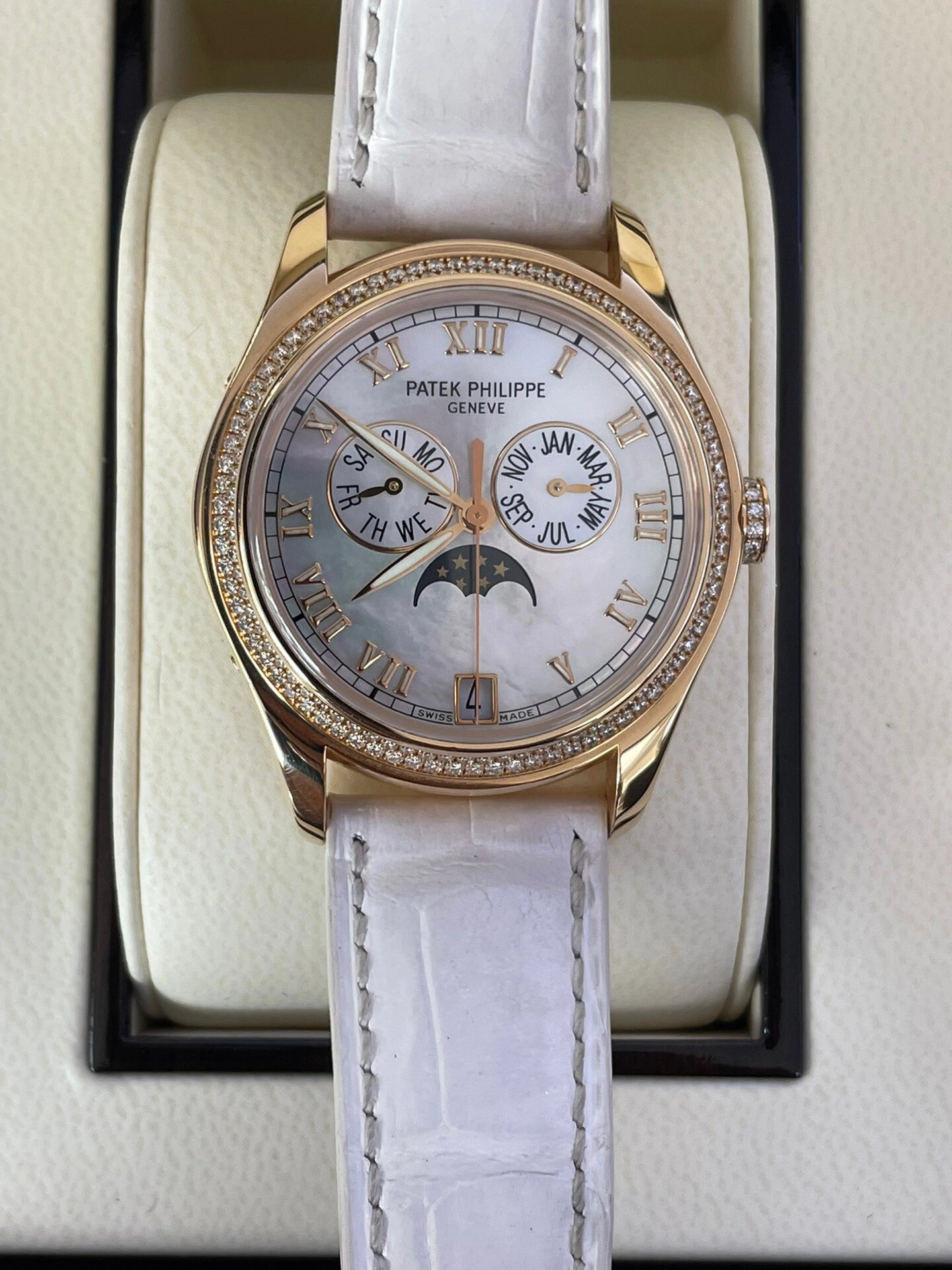 百达翡丽复杂功能计时 百达翡丽复杂功能时计系列4936r 18k玫瑰金原钻