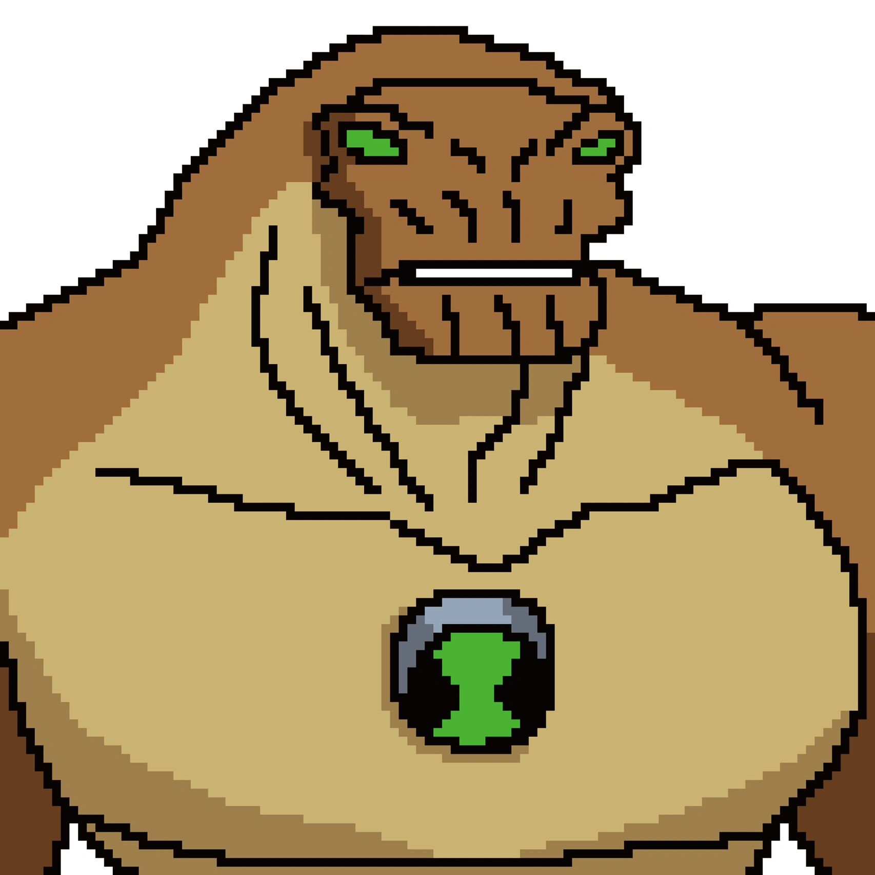 像素画|ben10 神力暴龙