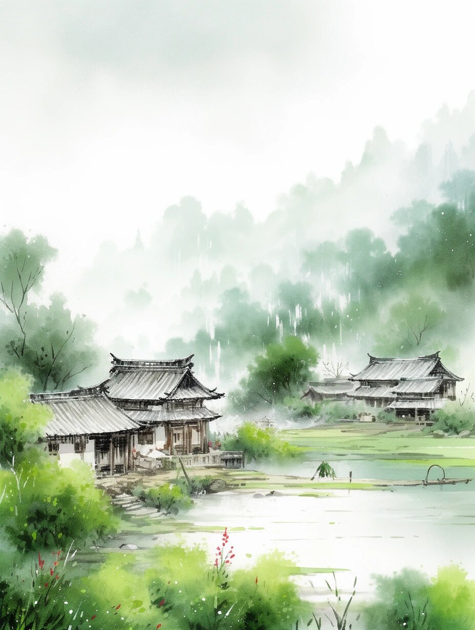 清平乐·村居(插图版