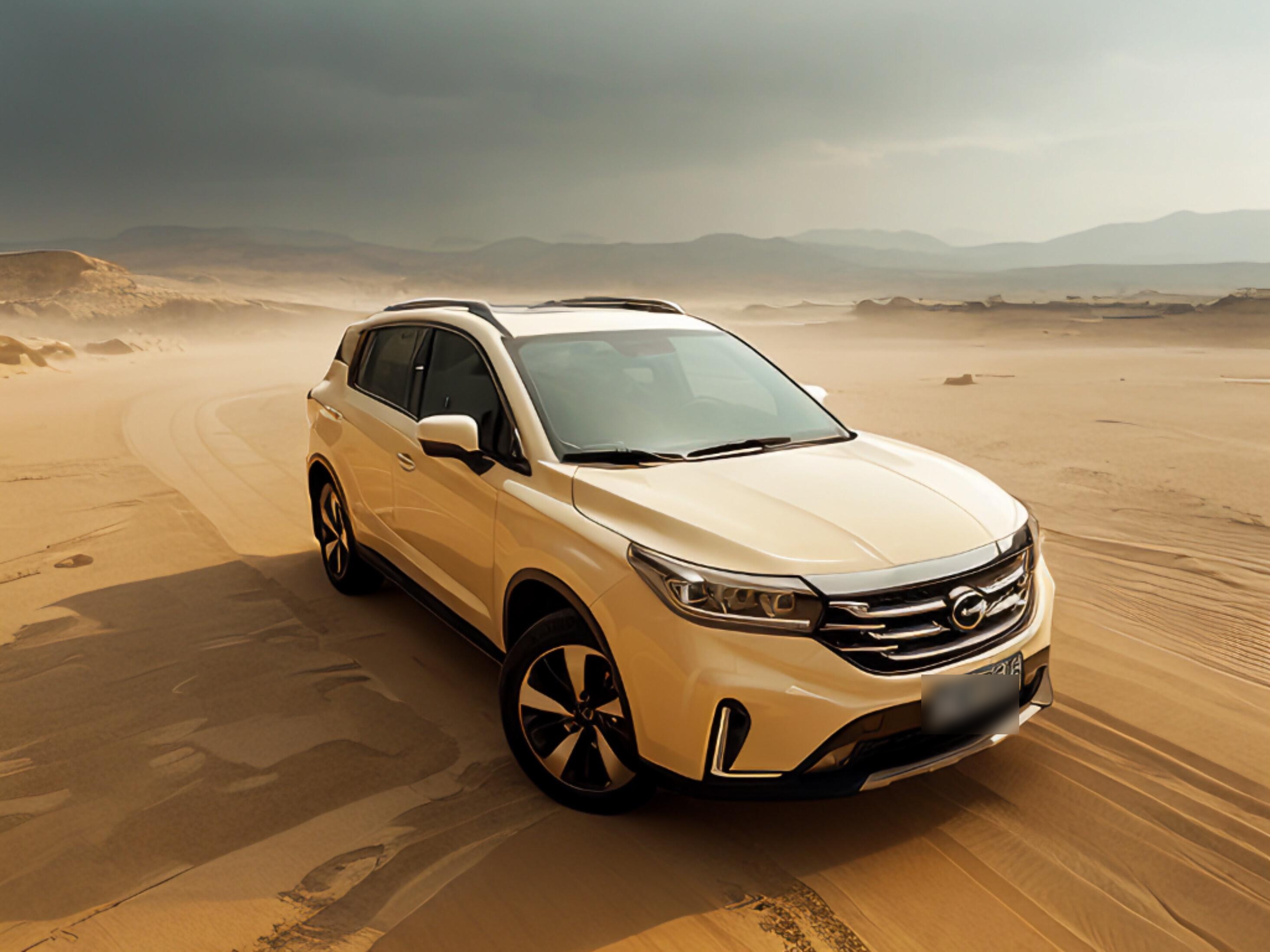 沙漠为背景的传祺gs4太帅啦