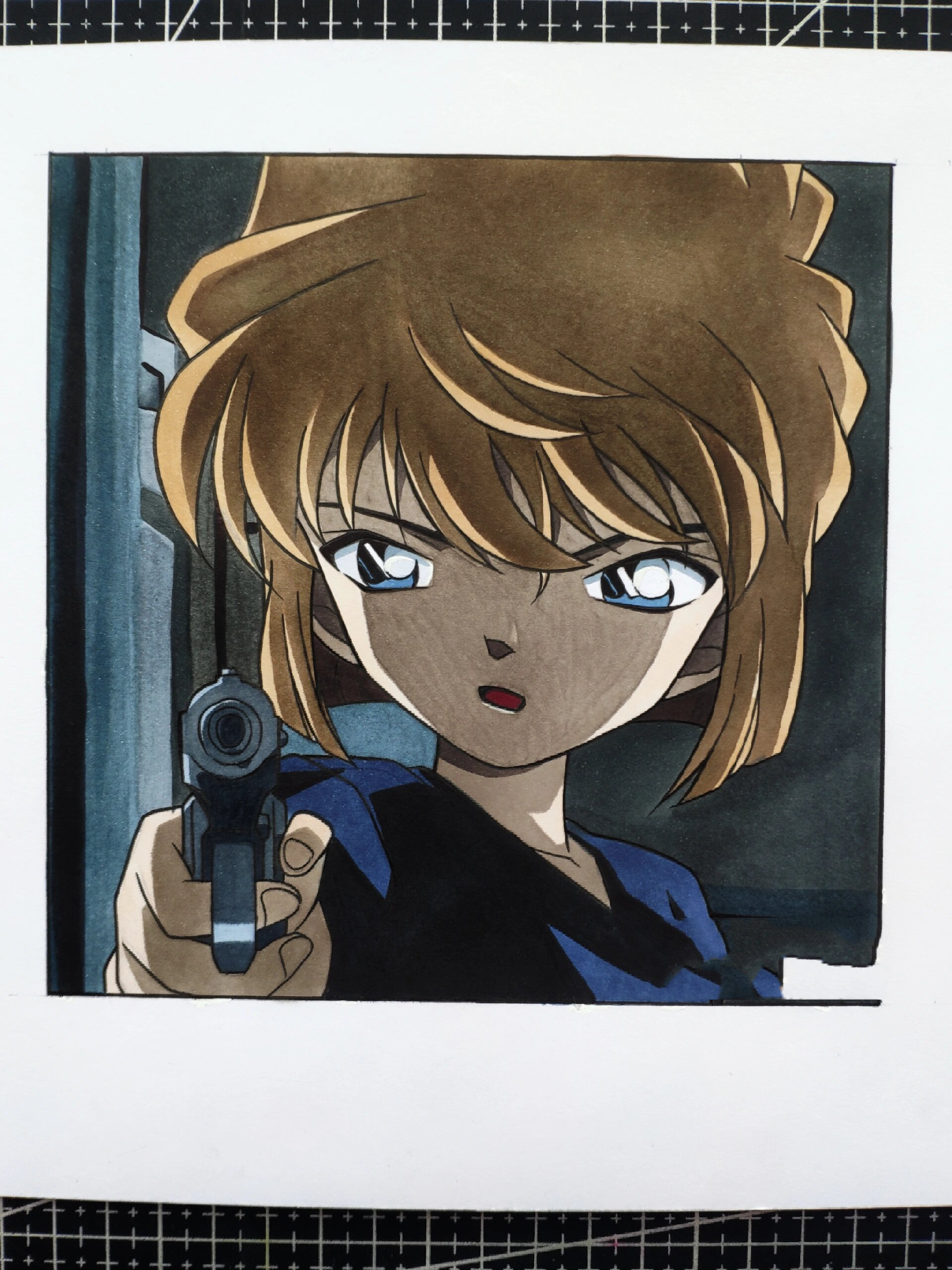 手绘|名侦探柯南·灰原哀 这里分享一下我的经验: 用申内利尔二代画