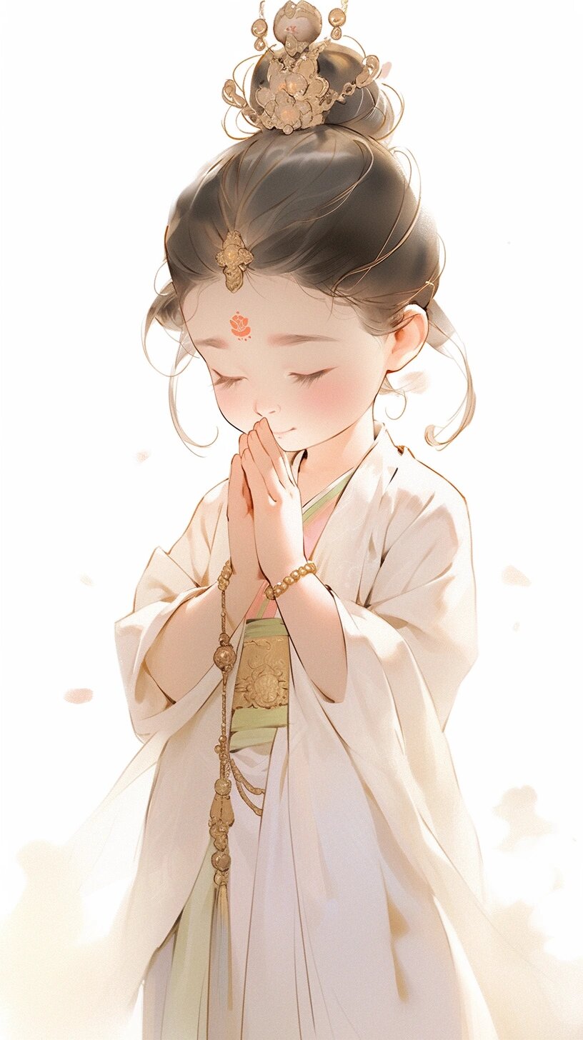 许愿女孩儿,可爱女生头像