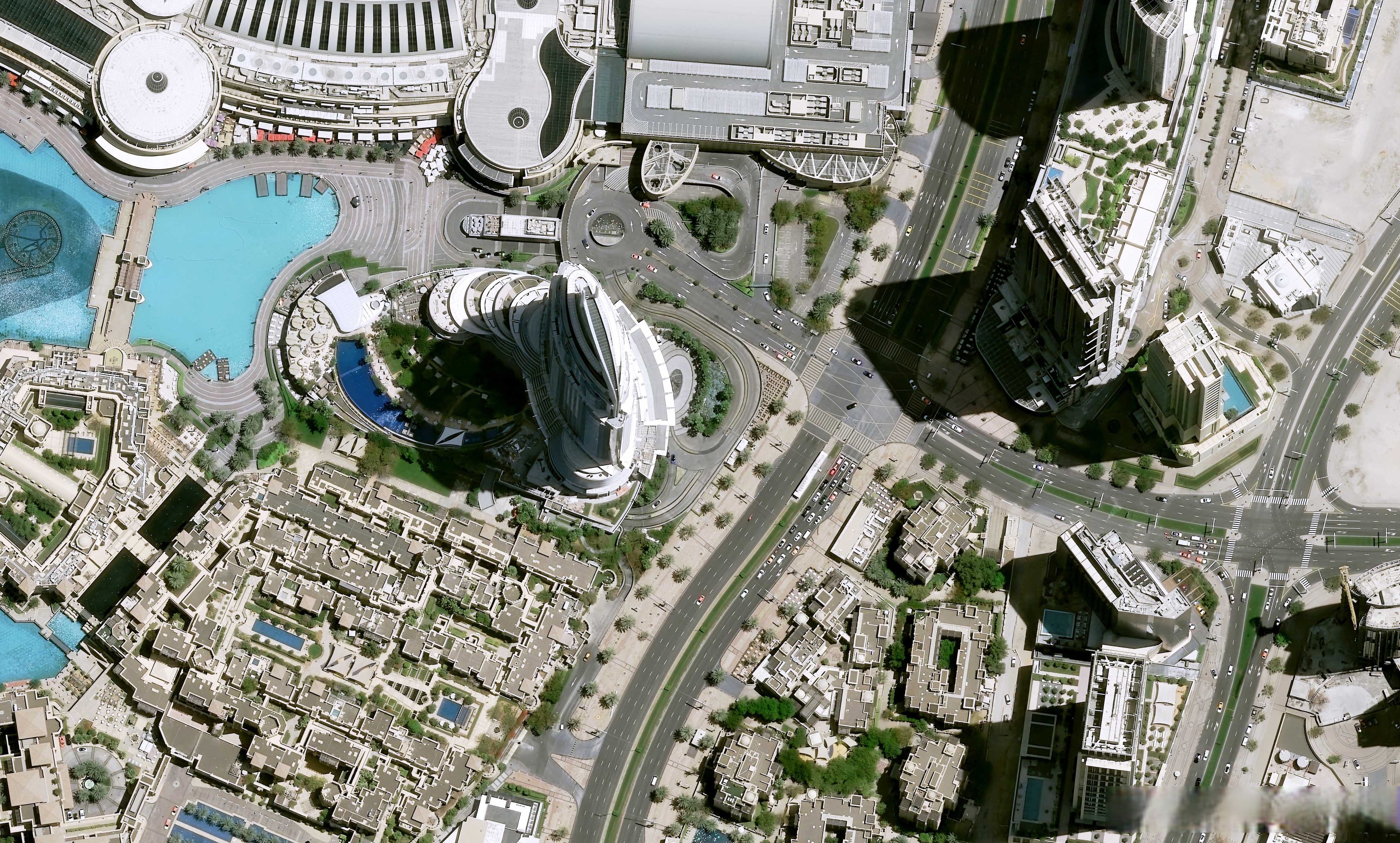 阿联酋30厘米分辨率的高清卫星图像#卫星地图