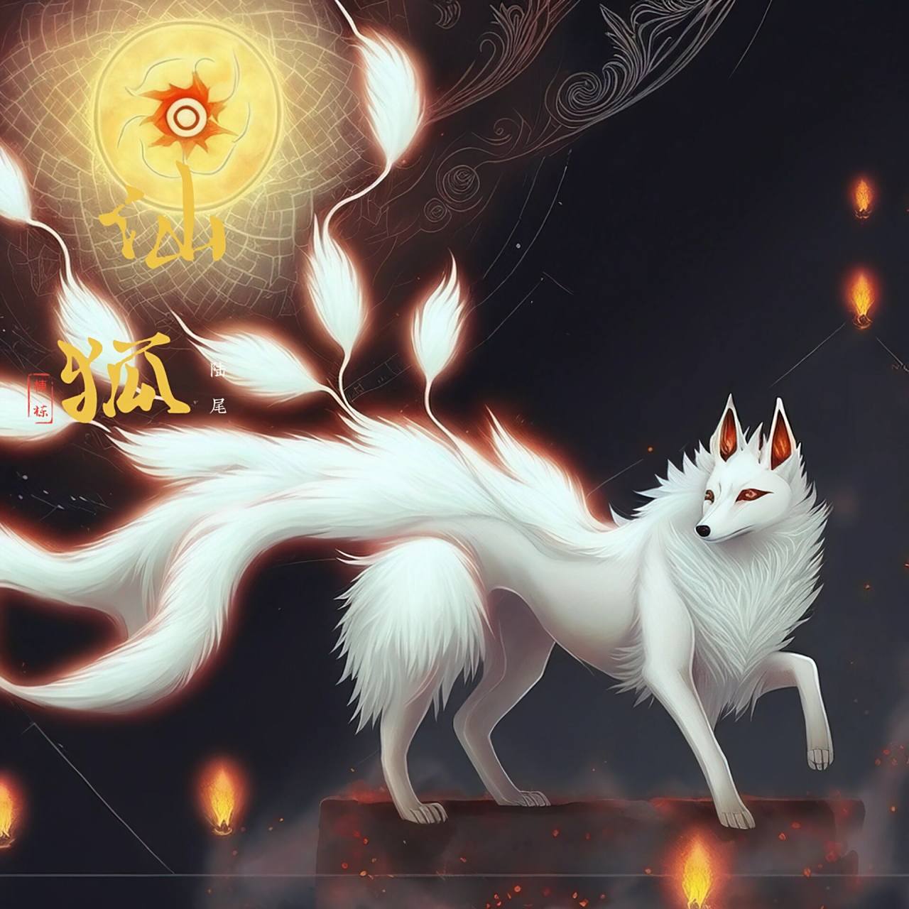 九尾狐的进化之路 九尾狐仙1尾-9尾图片,超级漂亮!