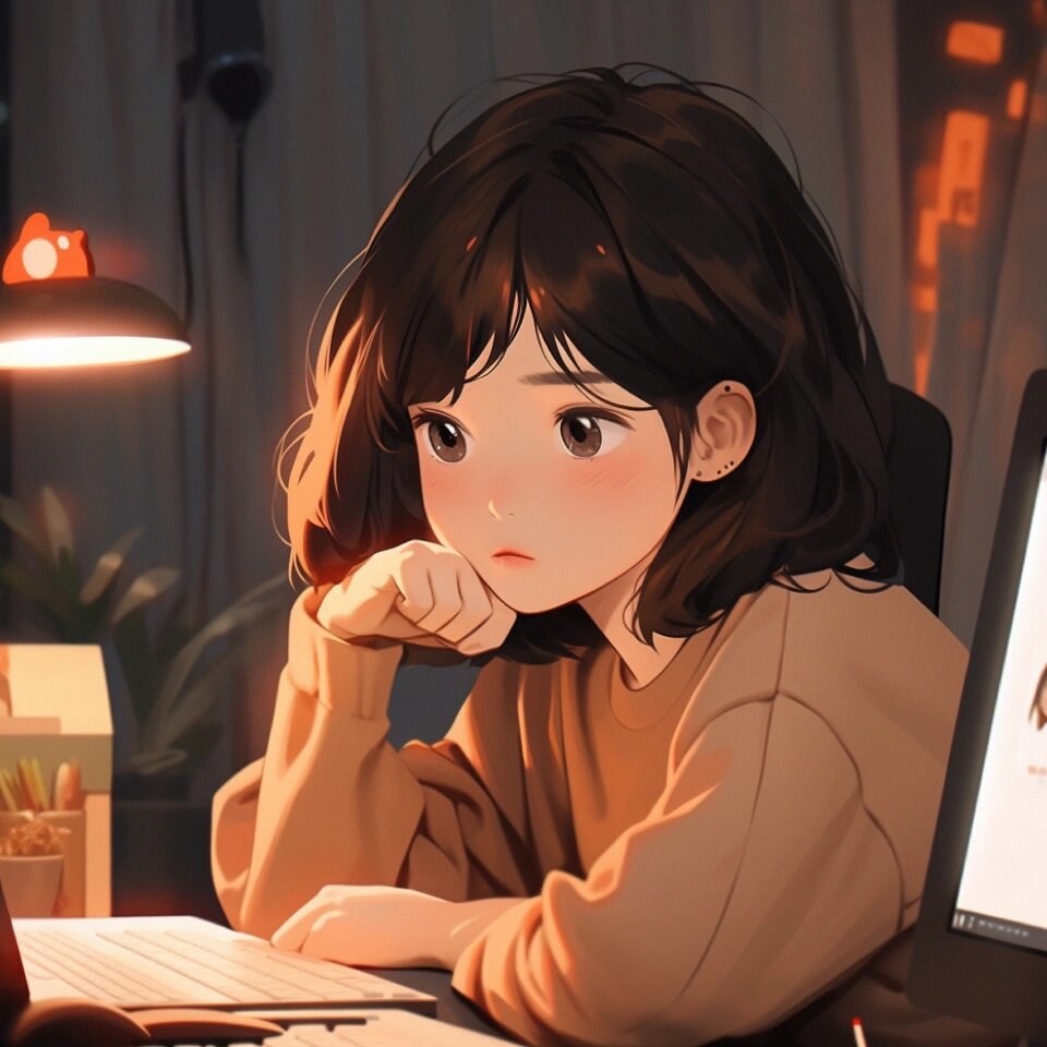 短发 超好看的短发打工人头像来了!