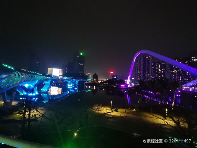 南沙焦门河,夜景是真的很漂亮,晚上去散步|打卡广州南沙蕉门公园