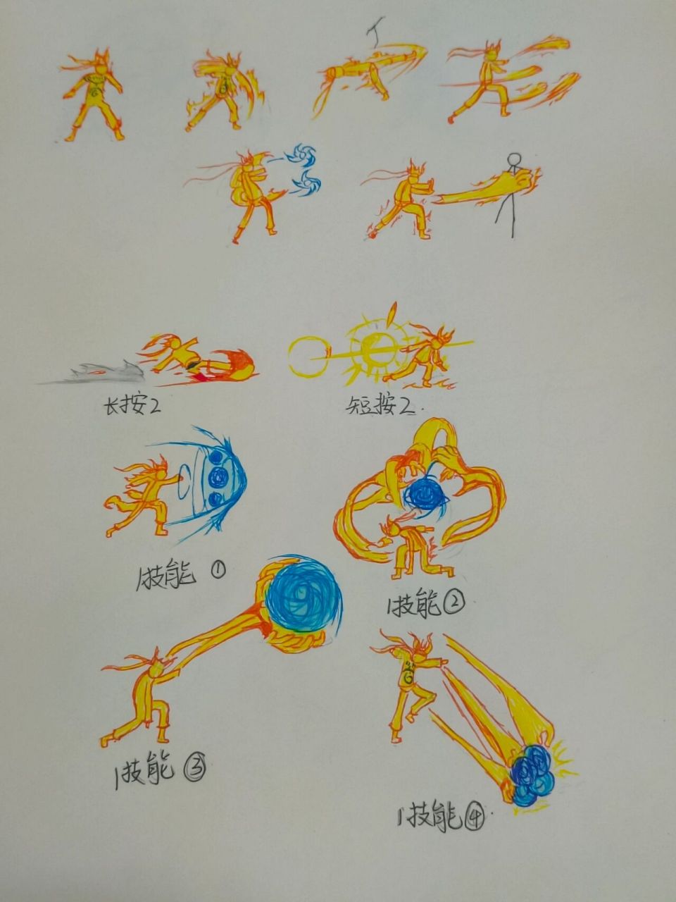 漩涡鸣人(九尾查克拉)技能一览