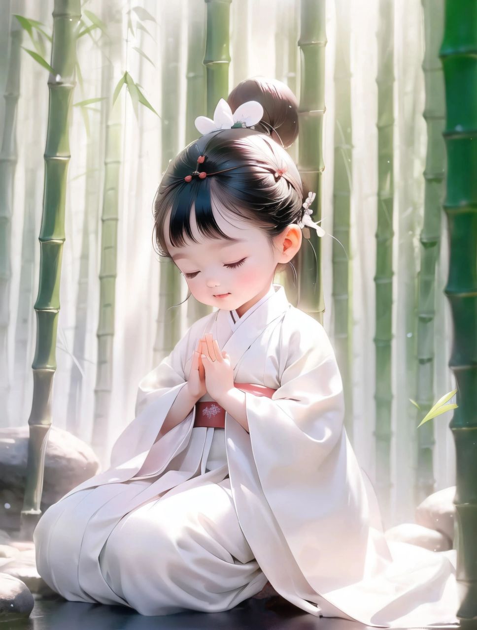 超级治愈的佛系女生头像