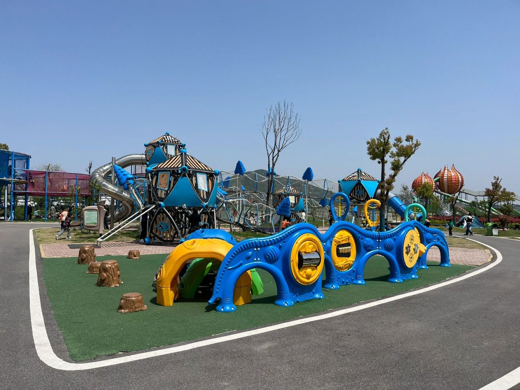 蚌埠宝藏遛娃|禾泉小镇好大一个乐园 据说这是蚌埠皖北最大的"无动力