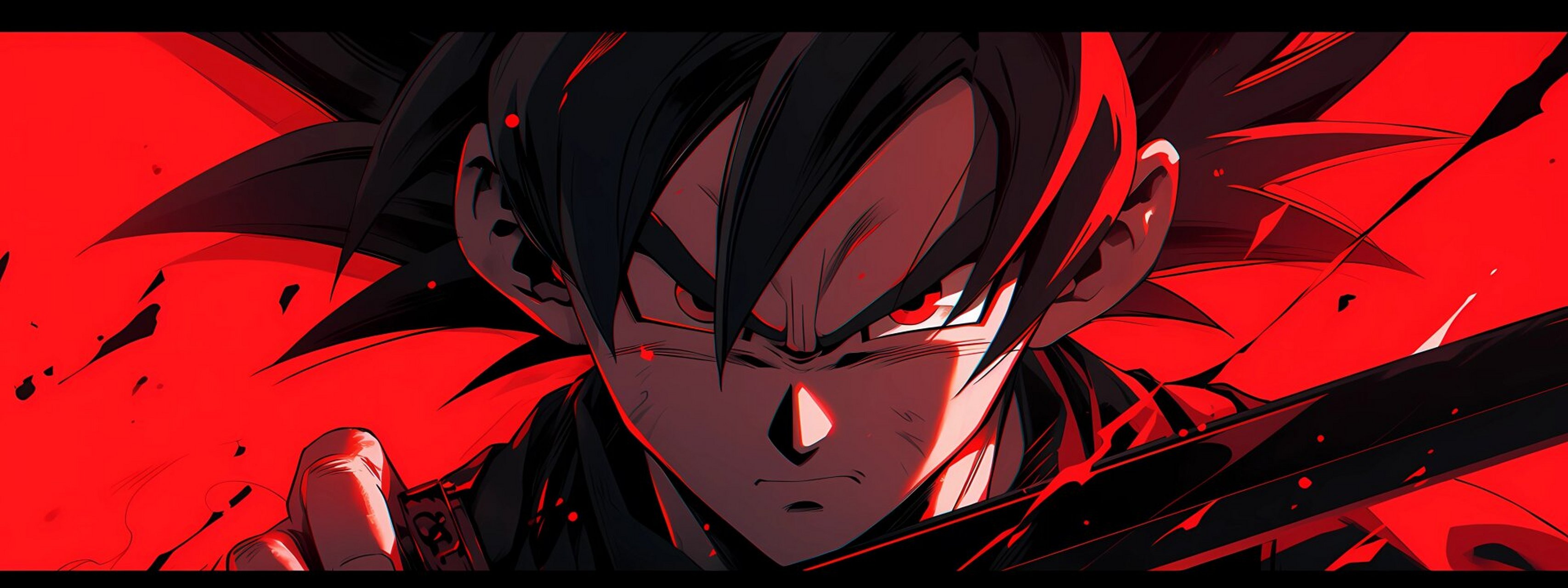 极致色彩92横版悟空壁纸 #一张照片高级感# #龙珠# #七龙珠# #壁纸