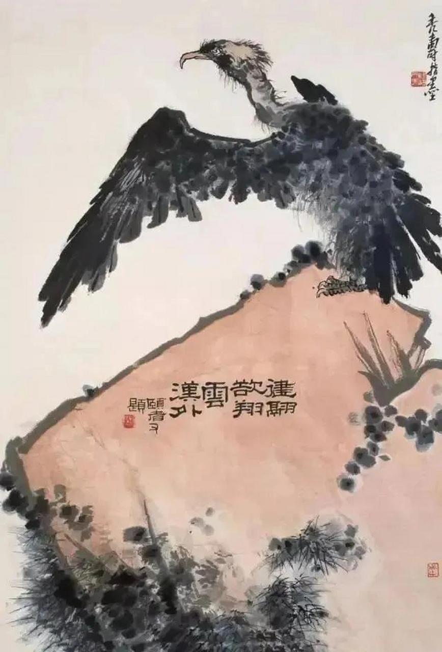 潘天寿指墨画作品图片