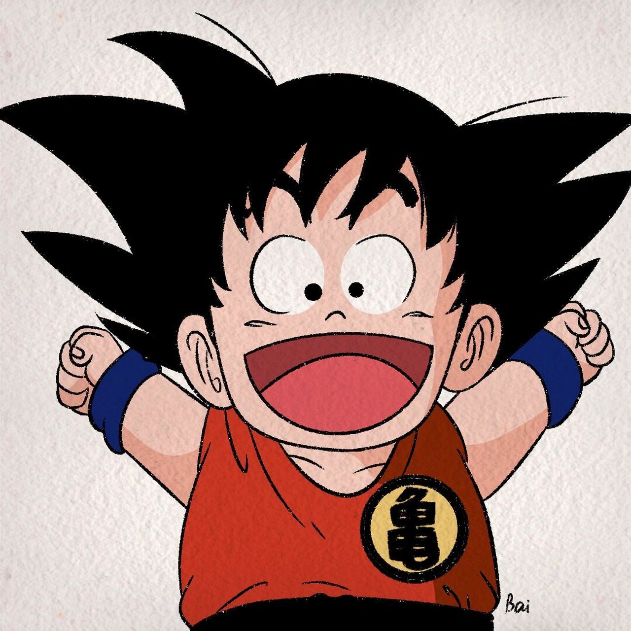 拜托,你可是孙悟空的后代耶 你的发型意味着你是纯种赛亚人!