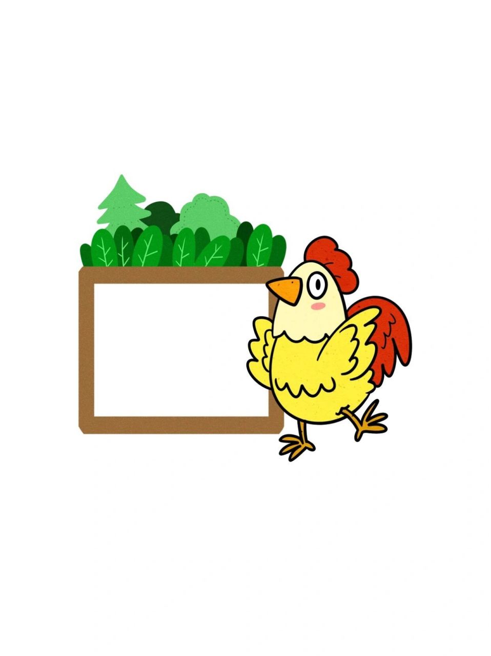 这组举牌小动物边框素材一共有15个,包括熊猫,袋鼠,奶牛,刺猬