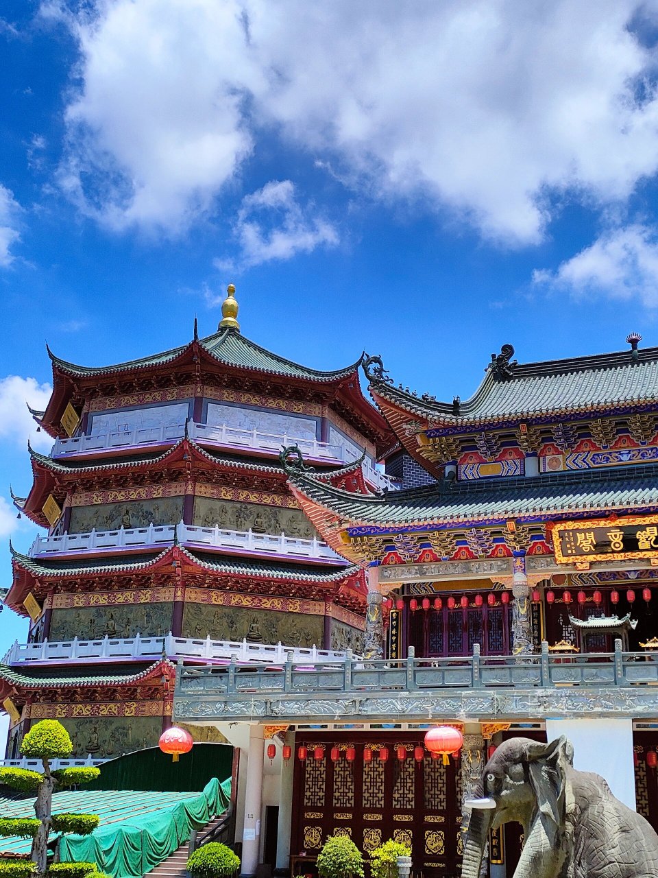 打卡 潮阳—菩提禅寺  菩提寺!天气晴朗拍照92超级出片的!