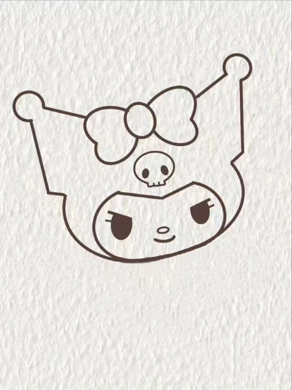 超可爱简笔画 库洛米