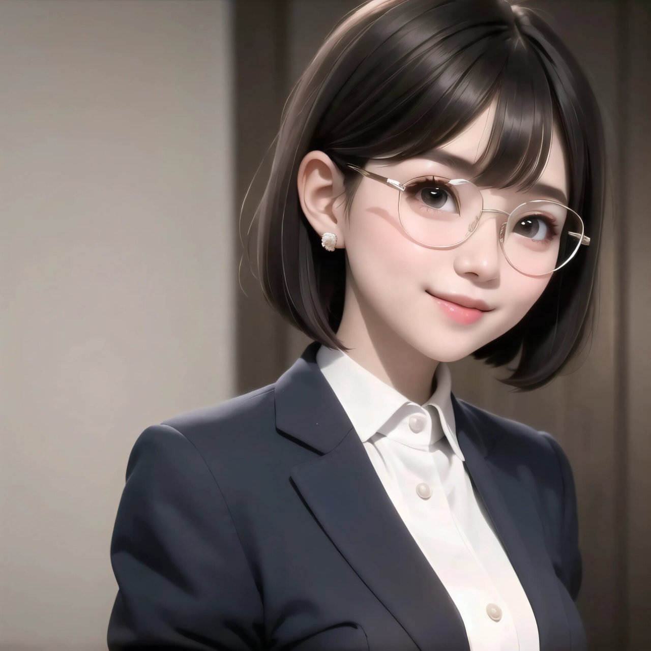 短发合集职业女生头像