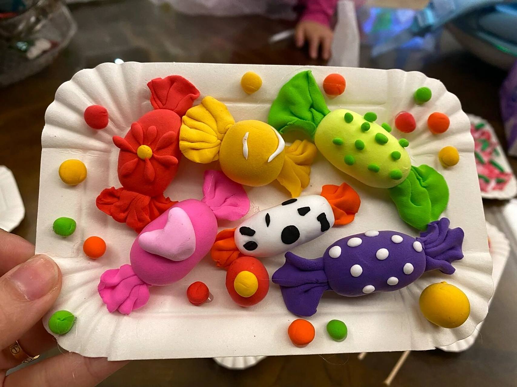 新年手工作品——火锅食物轻泥土橡皮泥 老师天天出难题 这次是新年