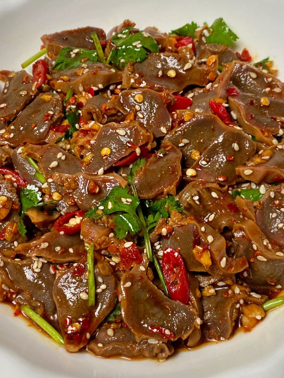 真没想到凉拌香菜鸭胗这么香,巨好吃!