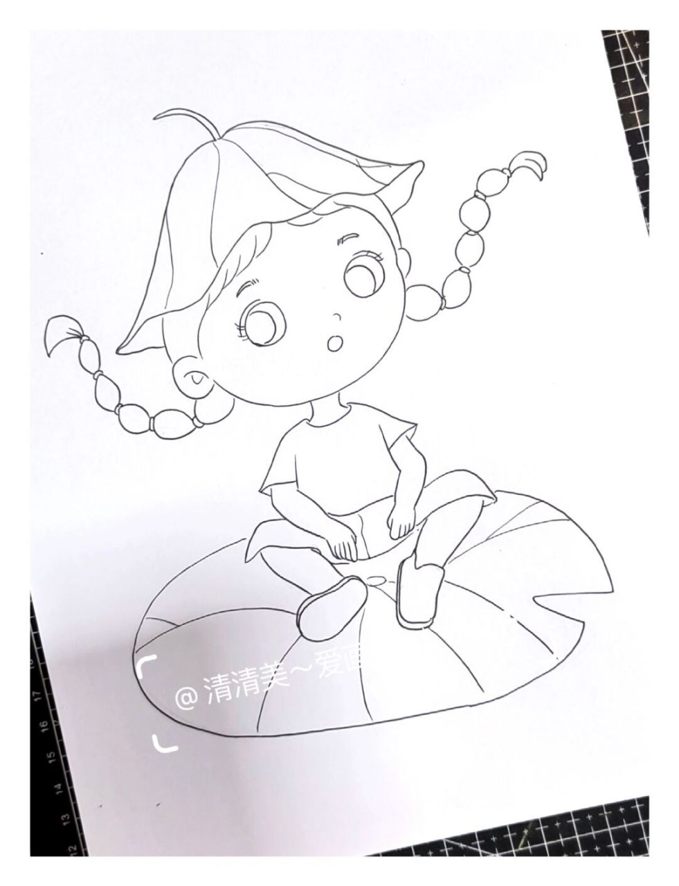 夏天来了 #马克笔手绘# #画画# #创意美术# #夏天来了# #儿童画# 我是