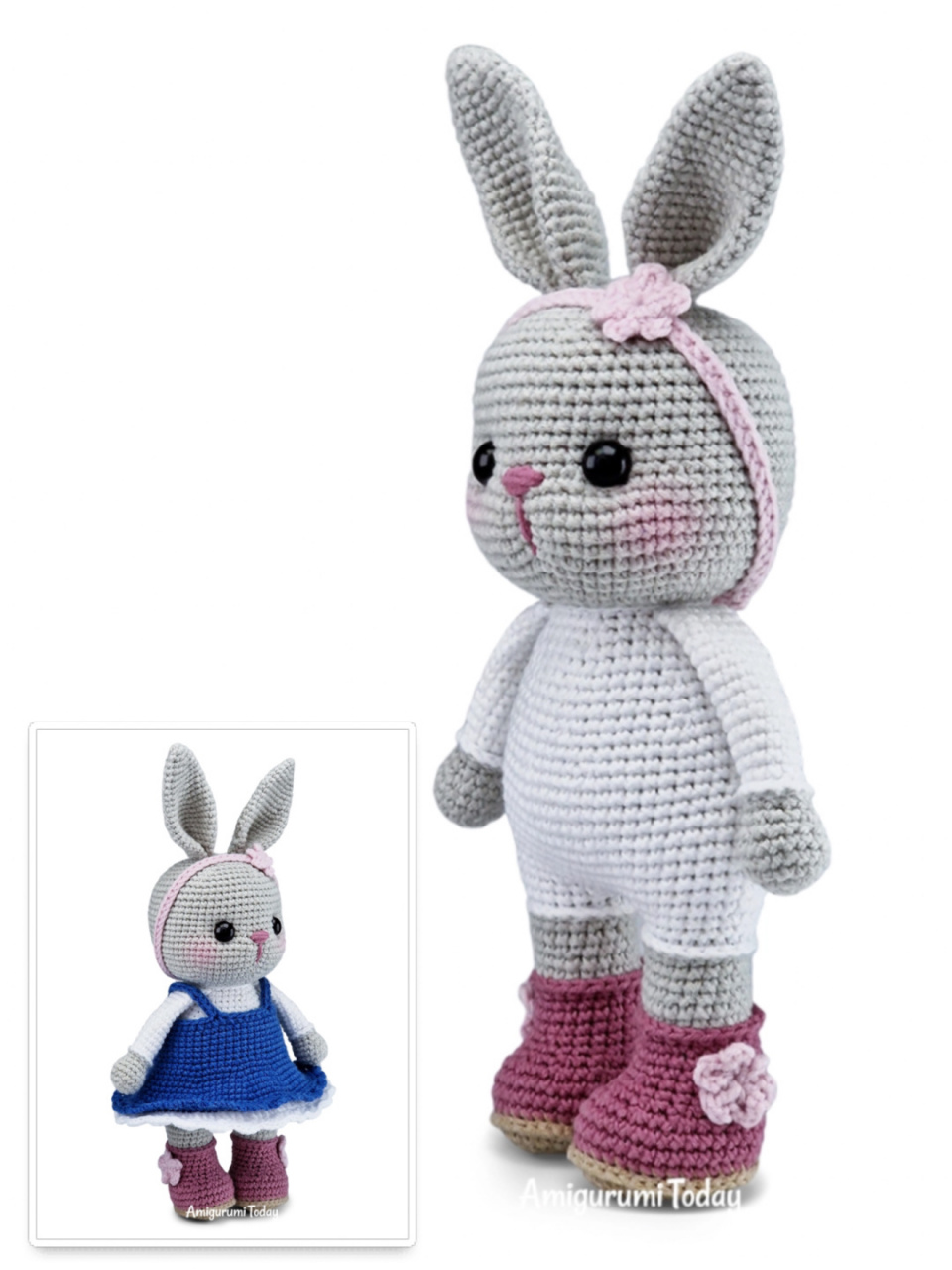 钩针图解 | 这个小兔子有点甜 #钩针编织# #手工钩针编织# #小兔子