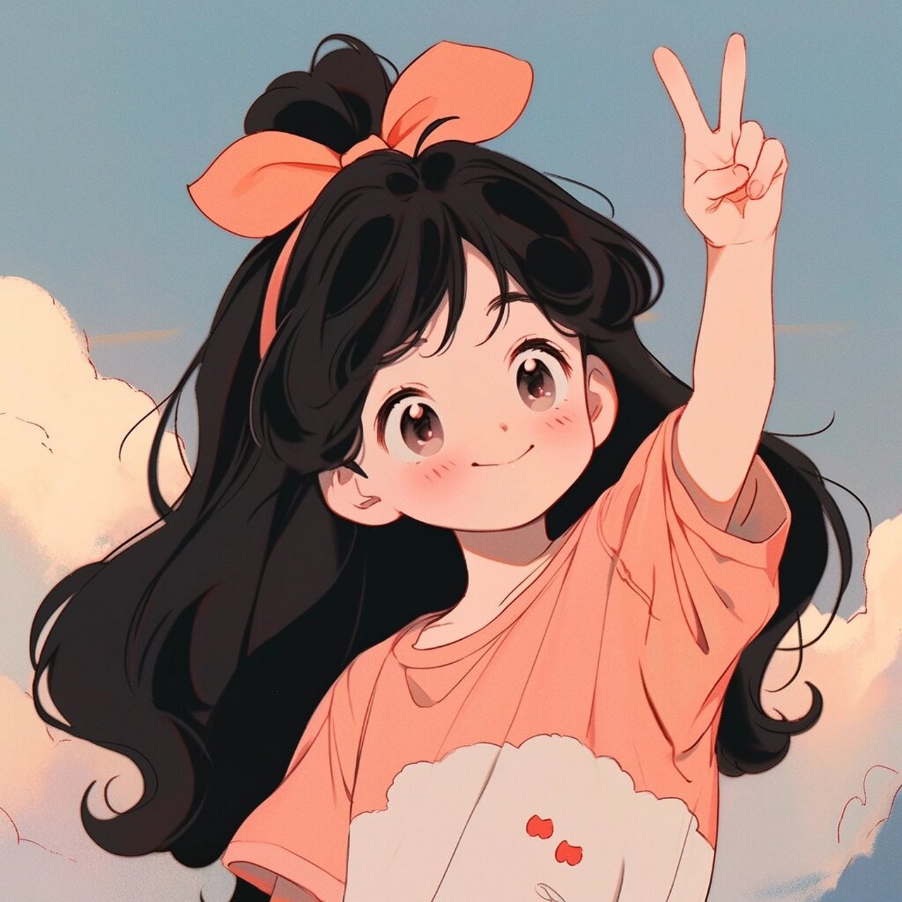 可爱头像|橙色系第二弹|元气满满的一天