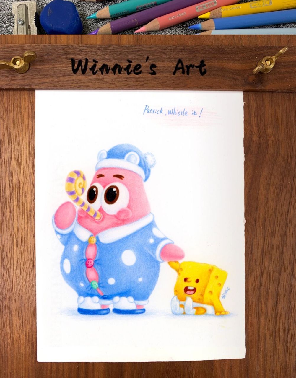 想一起画海绵宝宝的宝子们欢迎咨询报名[亲