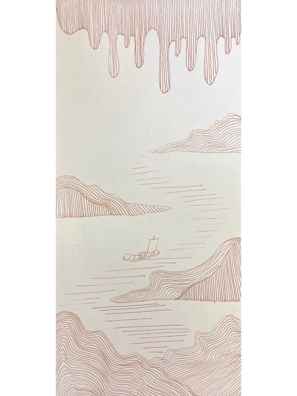 控笔见山似山 线条练习 日常控笔 脑洞开发线条练习 可以看着图二临摹