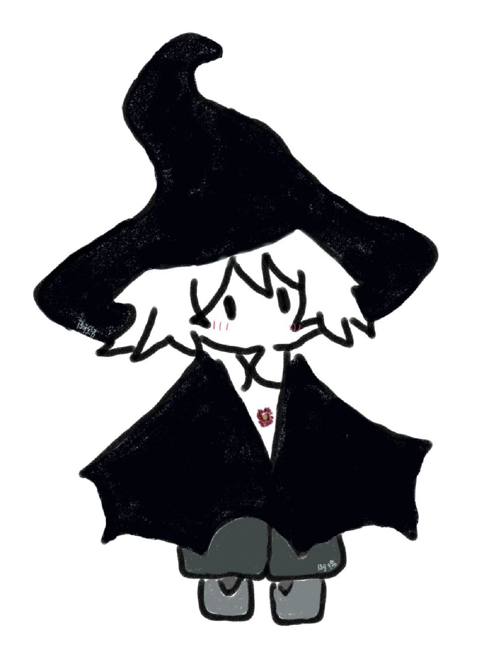 光遇简笔画~ 巫师帽,蝙蝠斗,武士裤～ 欢迎大家投稿～ 明天起,开始