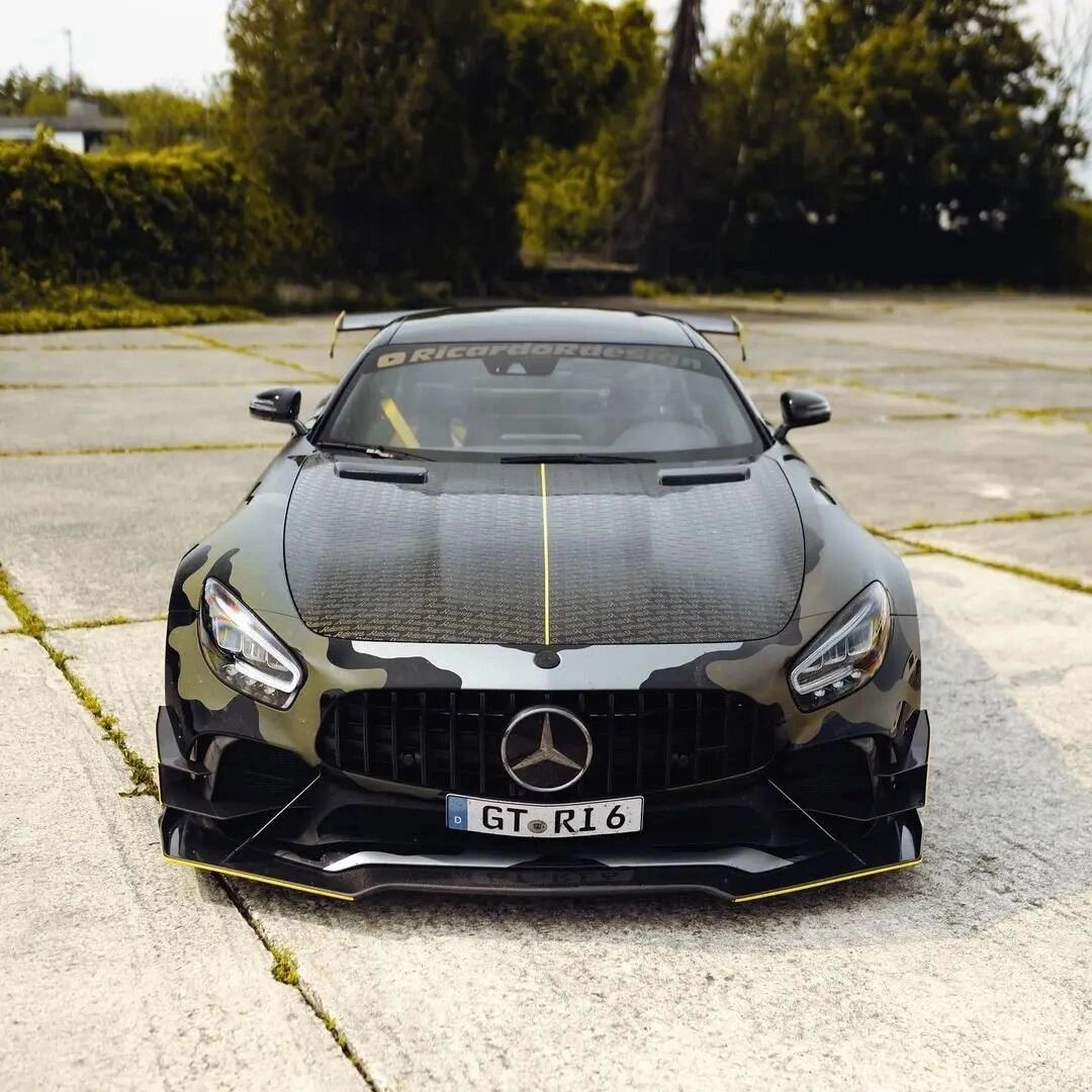 奔驰amg gtr 迷彩涂装