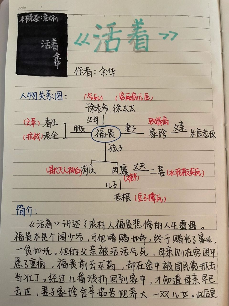 读书笔记 01|《活着》 汉语言专业是一门文学性的专业,虽然有在慢慢