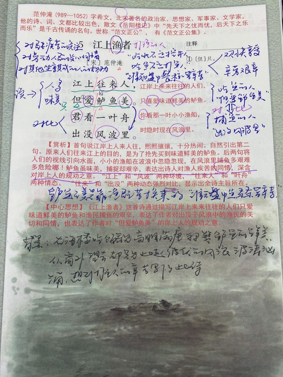 六下语文笔记|课文古诗词诵读5.