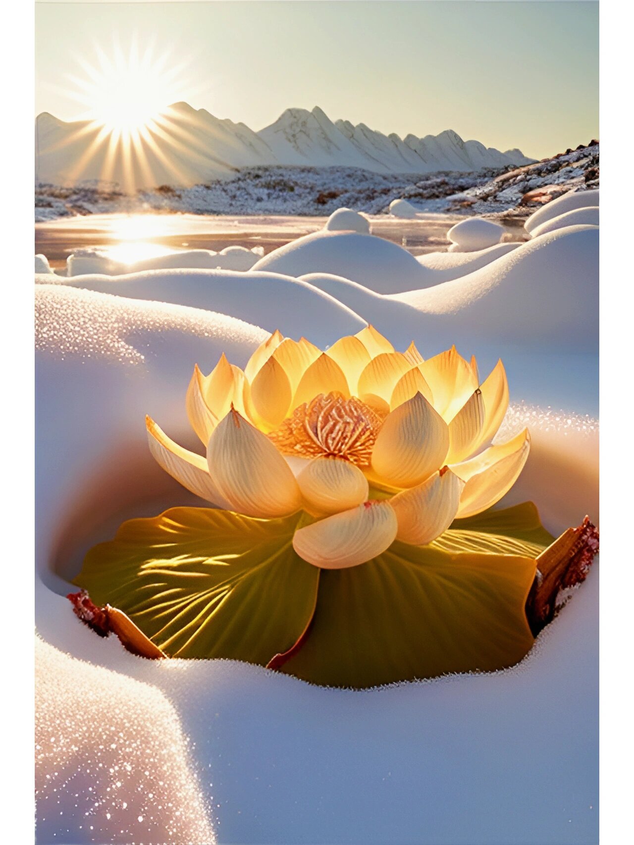 雪莲花在西藏有一种传说,见到雪莲花开的人,永远好运连连,无病无灾,都