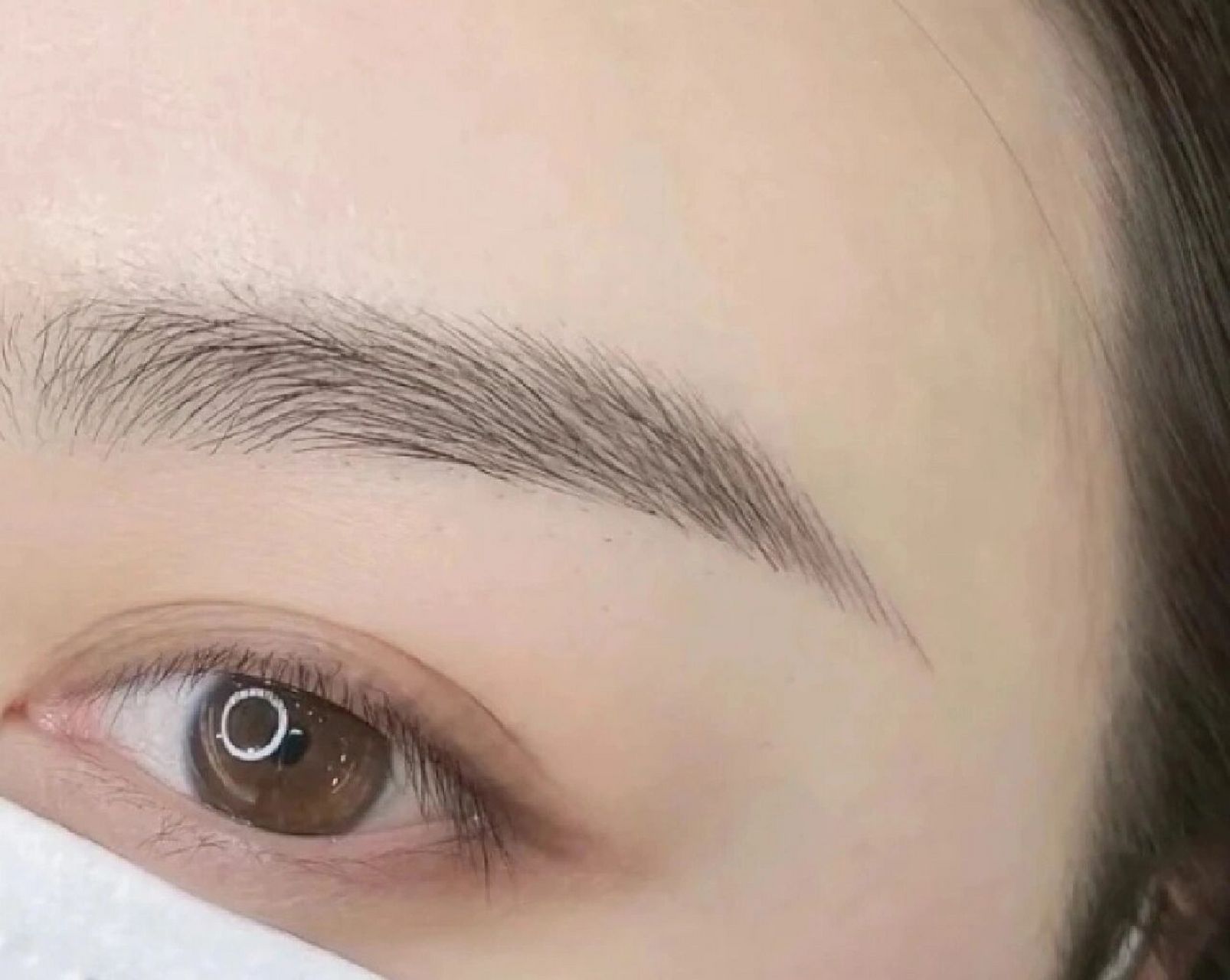 素颜眉和粉妆眉选哪个呢 偶然刷到本地一家店,398纹眉,有两种选择,图