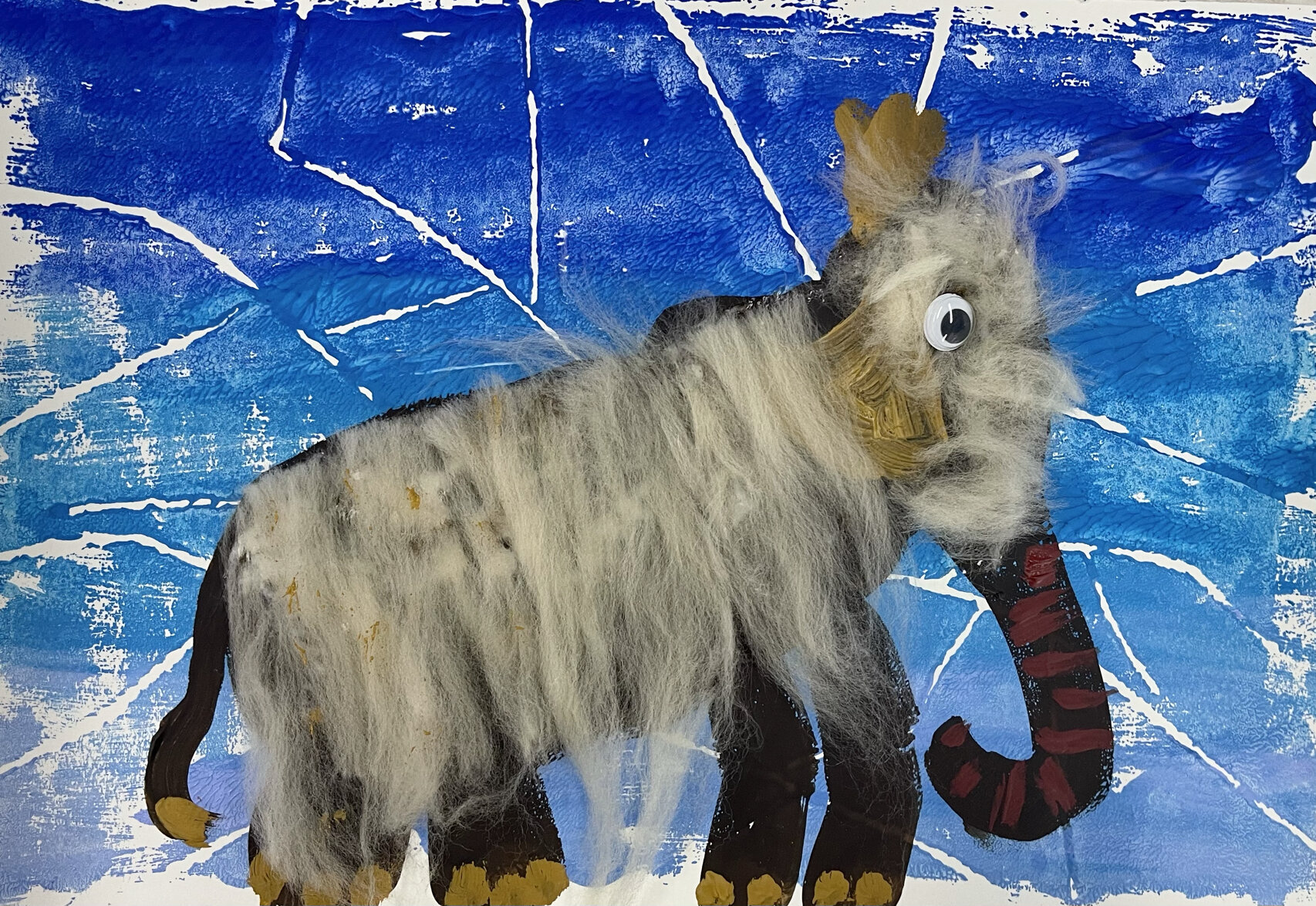 少儿创意美术 | 猛犸象(内附步骤图) 3-5岁儿童原创课题 教学目标:1.