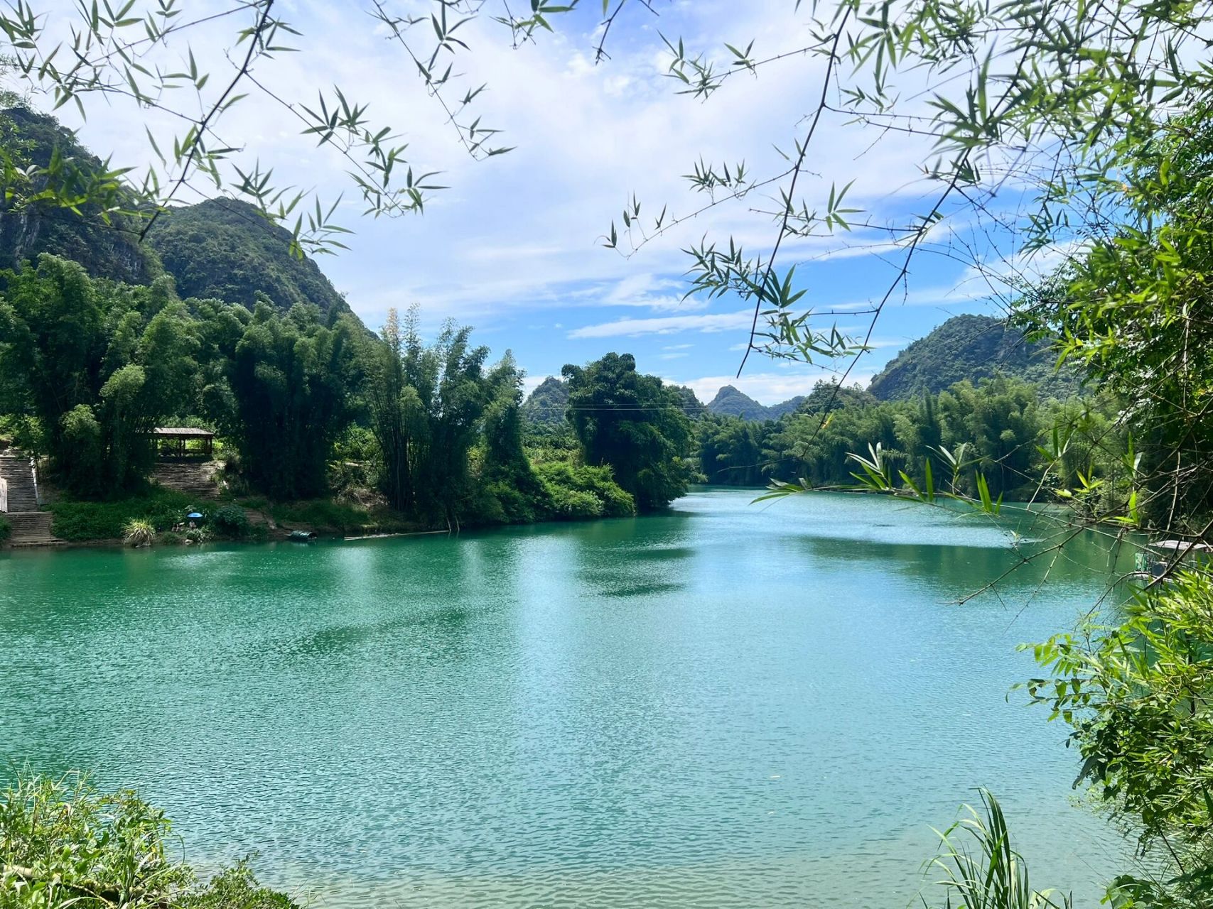 和一群好友前往河池金城江,畅游小三峡96!