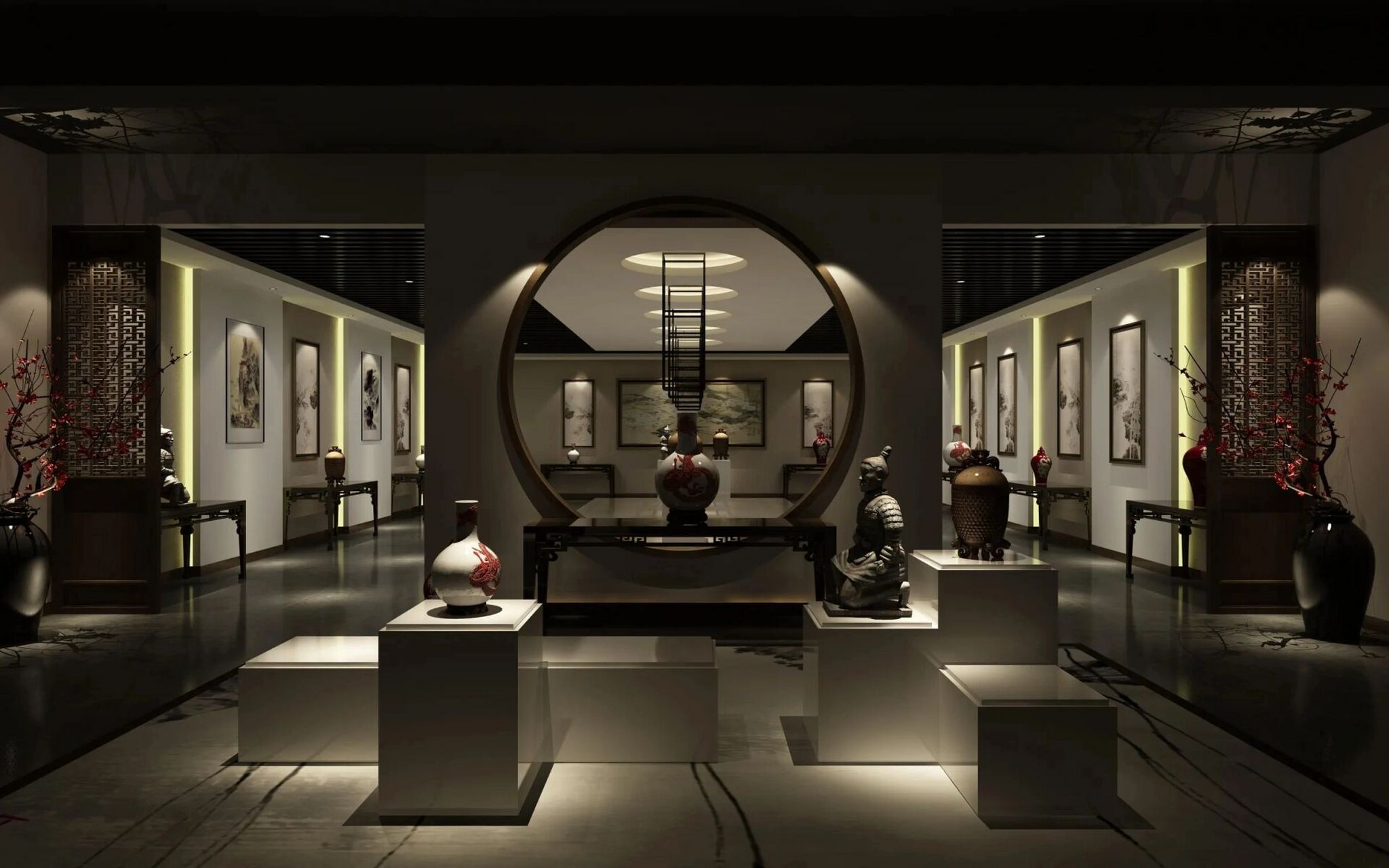中式博物馆·展厅设计|主题展馆高级艺术展览