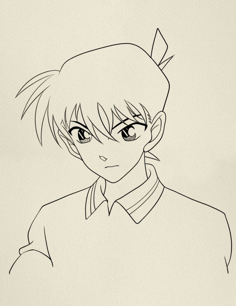 画画的日常# #简笔画# #画个简笔画# #我是个柯南迷# #临摹