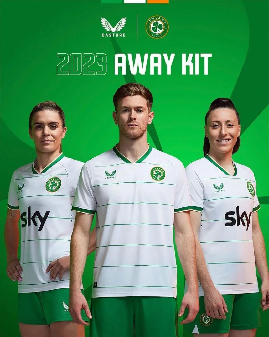 爱尔兰2023全新客场球衣 #足球#0202#小红书竞技场#0202#球衣