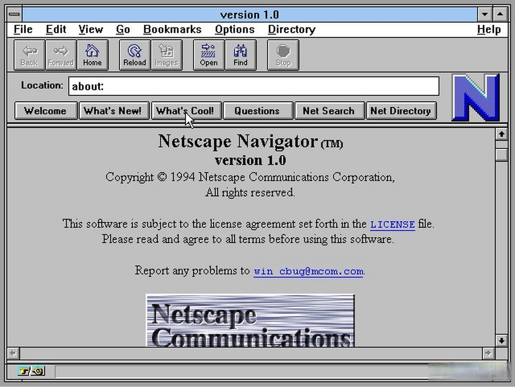 1994 年的今天,netscape navigator 10 发布