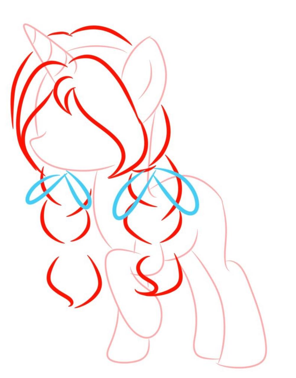 小马自设发型参考