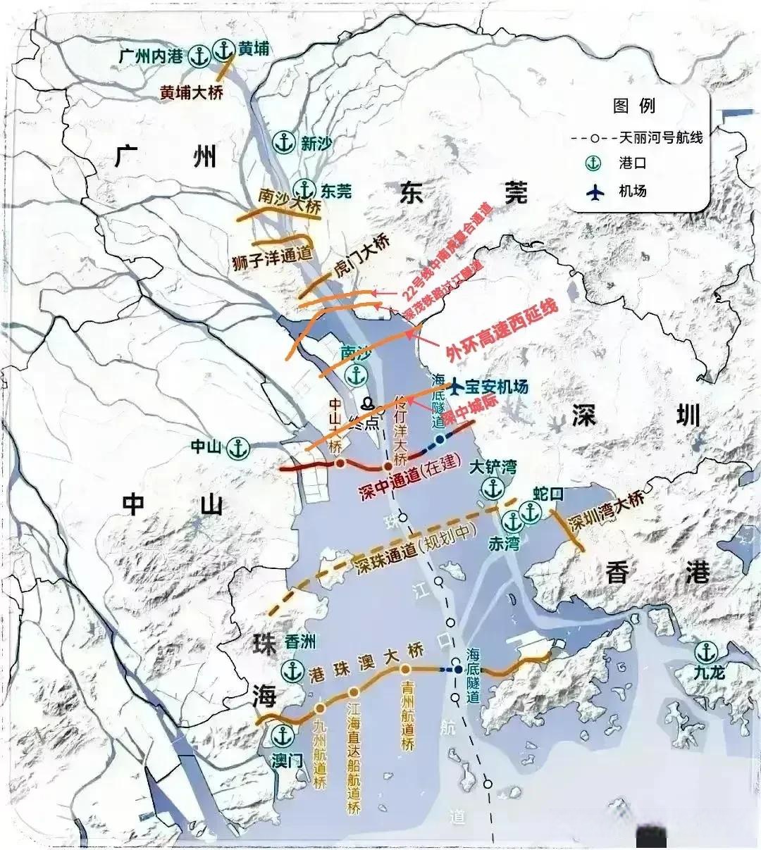 知道为什么广州不仅反对建深中通道,还反对建深珠通道了吧?