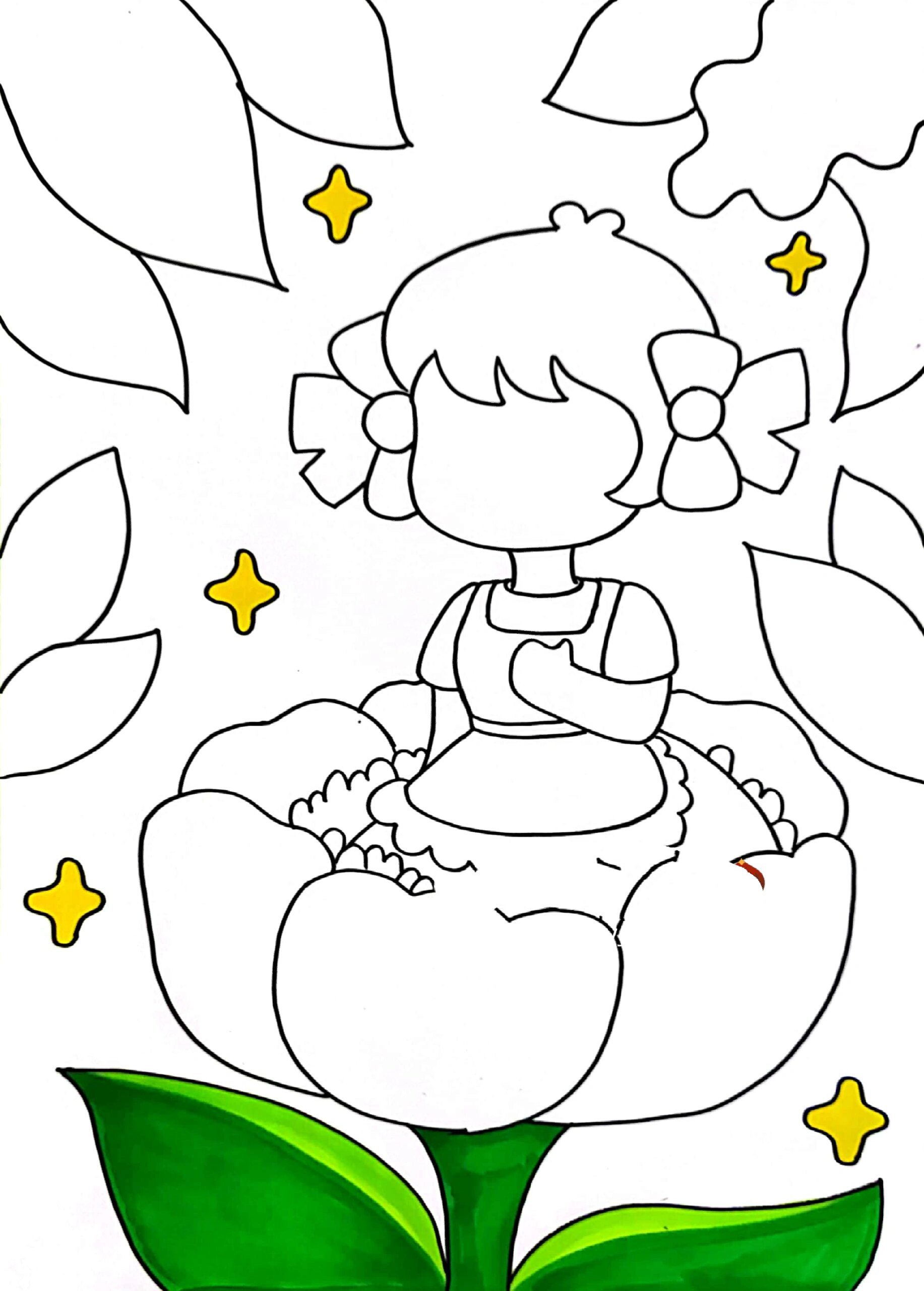 儿时的童话故事拇指姑娘丨儿童画